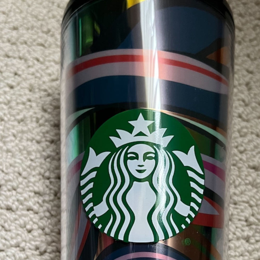 starbucks holiday ribbon venti tumbler brand new